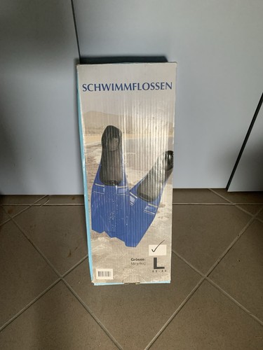 Schwimmflossen blau größe - schwimmflossen, l
